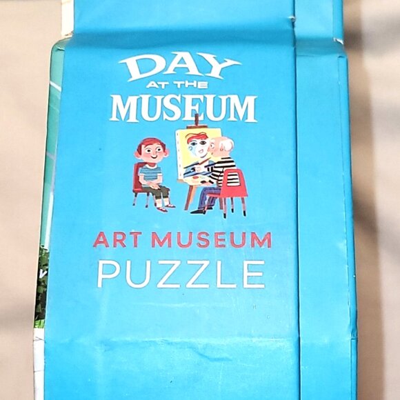 Day At The Museum Crocodile Creek Eco Friendly Puzzle 48 Pcs 18x24 2018 Ex Cond - Picture 3 of 5